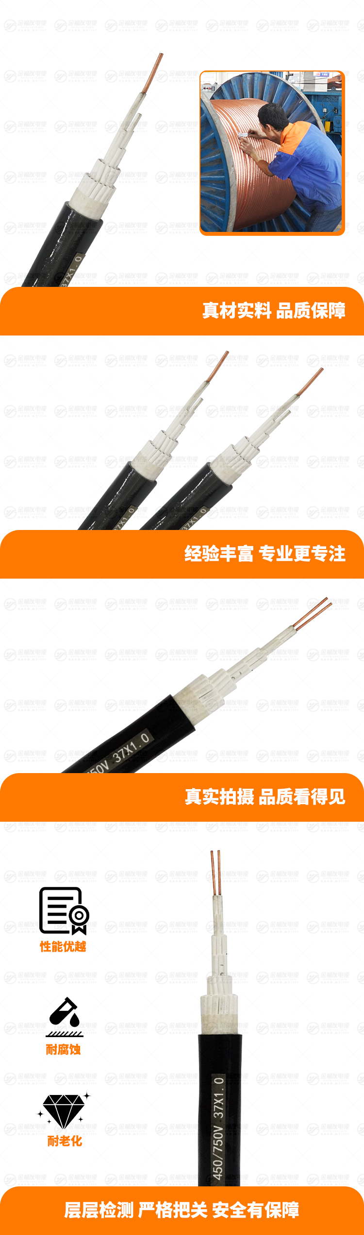 新金福友產品詳情頁-KVV-450-750V-37X1.0