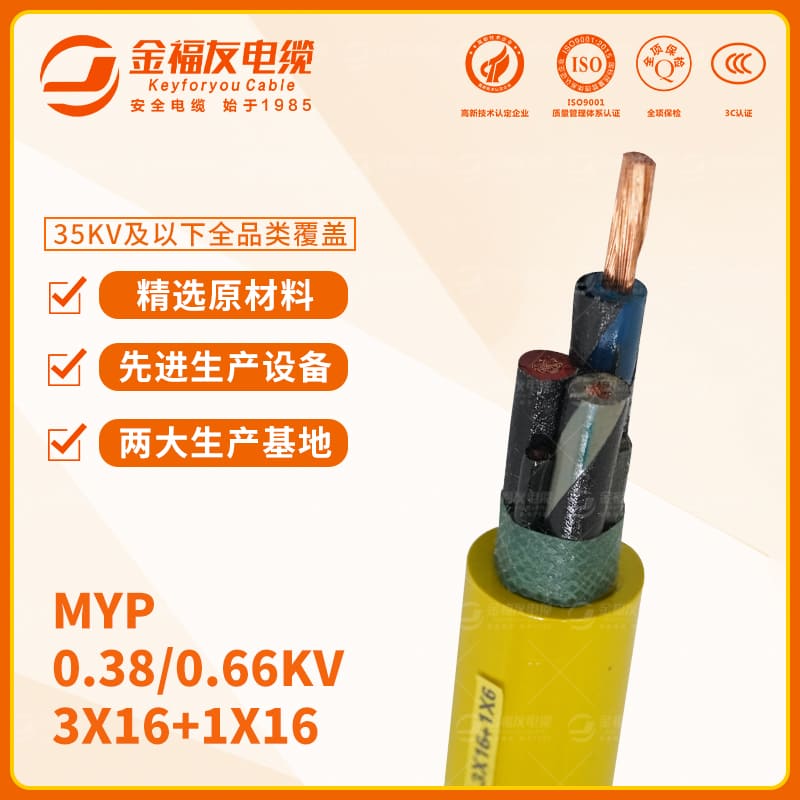 金福友產品-8.9-MYP-0.38-0.66KV-3X16+1X16