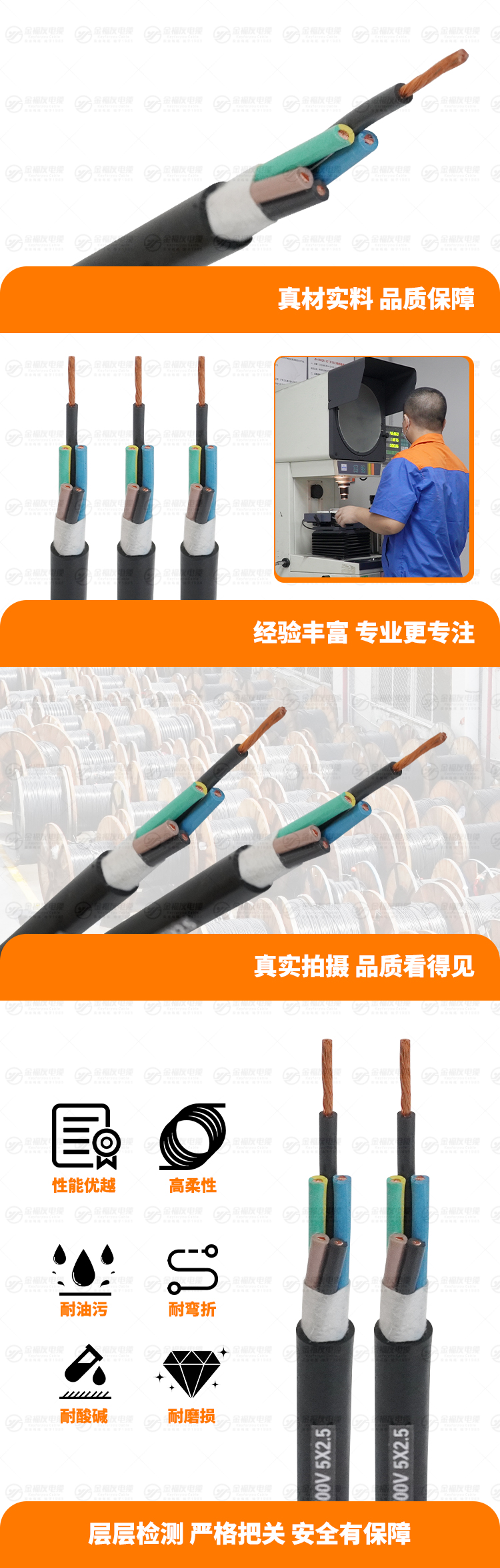 新金福友產品詳情頁-YZ-300-500V-5X2.5